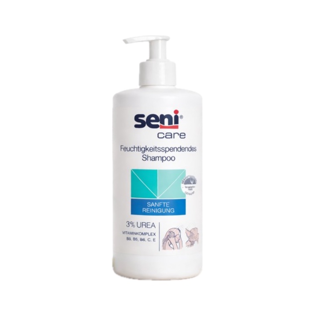 Seni Care Feuchtigkeitsspendendes Shampoo 3% Urea, 500 ml